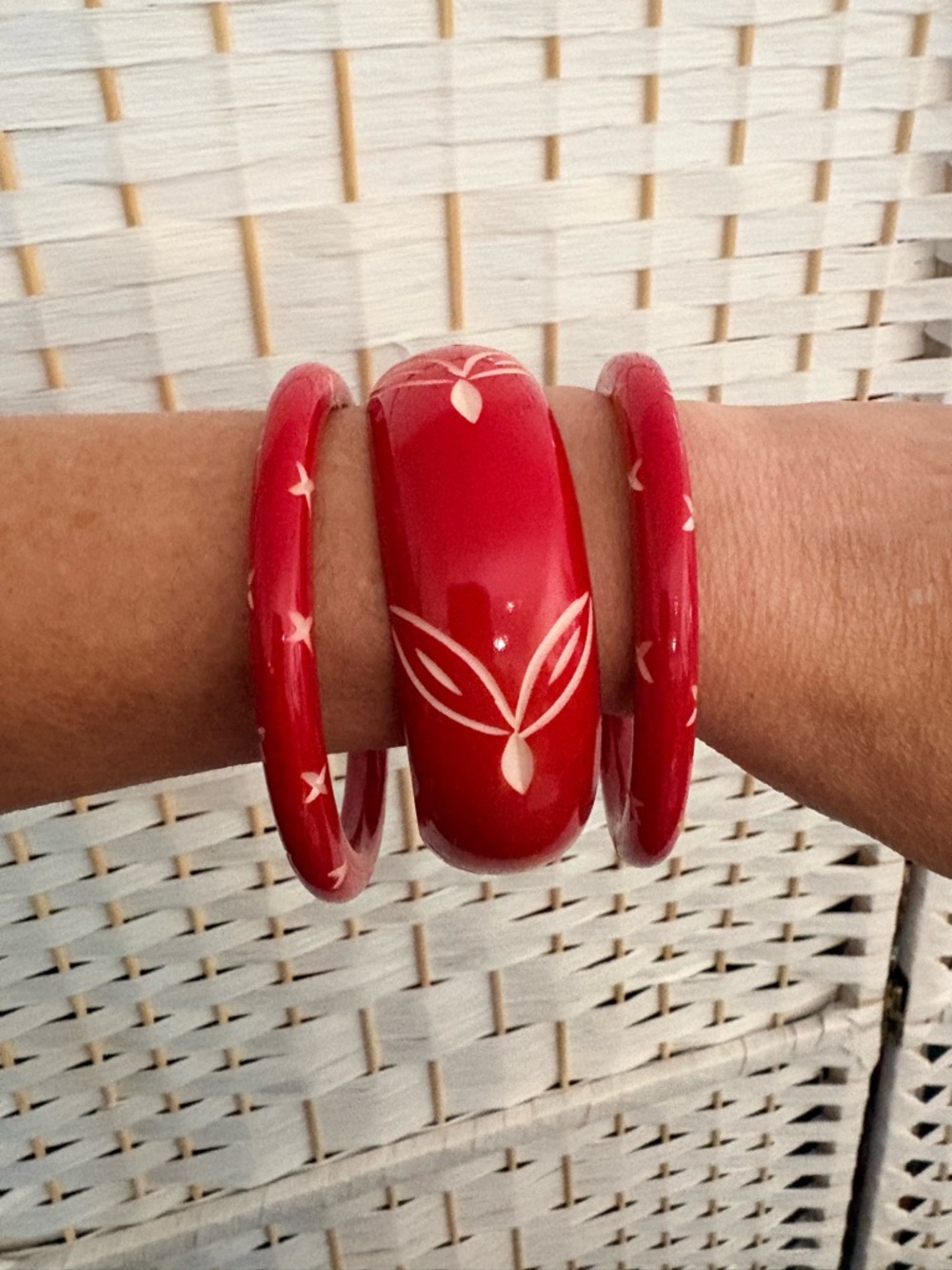 Splendette Resin Bangle 3 Piece Set - like new!